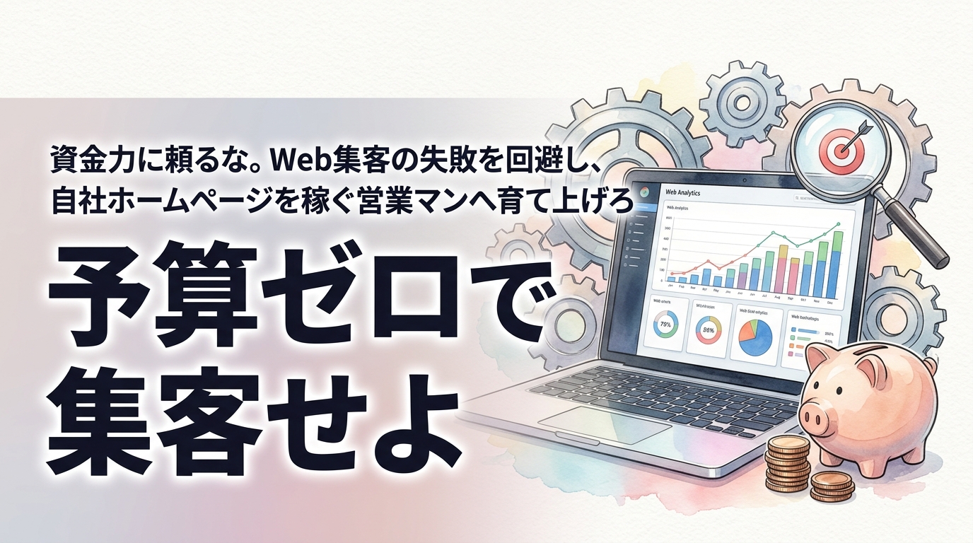株式会社ウィズスタイルが提案する、中小企業 Web集客 予算ないに関するイメージ写真バナー