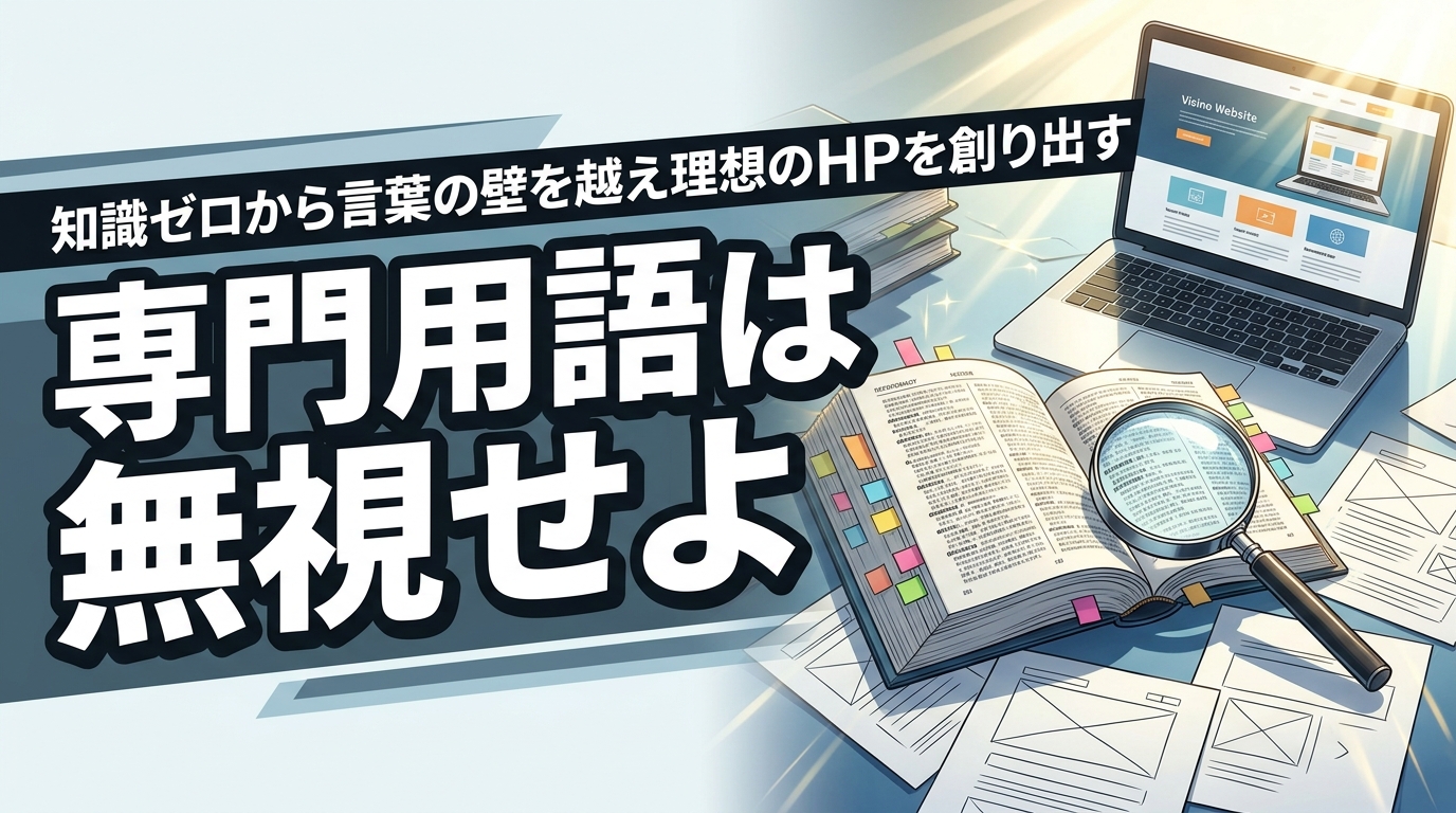 株式会社ウィズスタイルが提案する、Web制作 専門用語 わからないに関するイメージ写真バナー