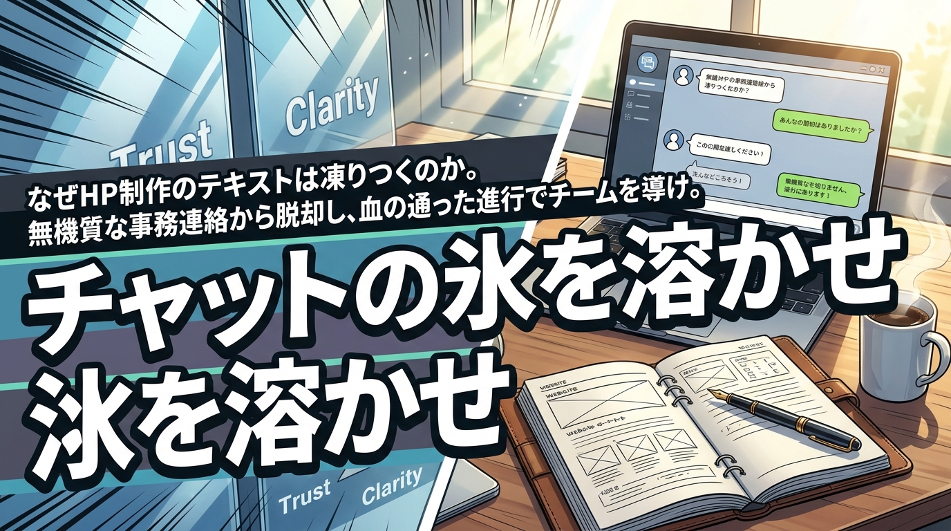 株式会社ウィズスタイルが提案する、ホームページ制作 チャット コミュニケーションに関するイメージ写真バナー