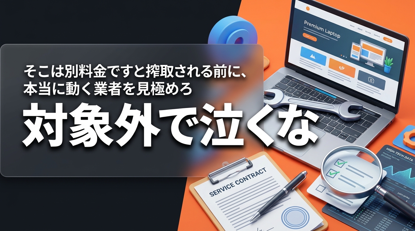 株式会社ウィズスタイルが提案する、ホームページ 保守 サポート範囲に関するイメージ写真バナー