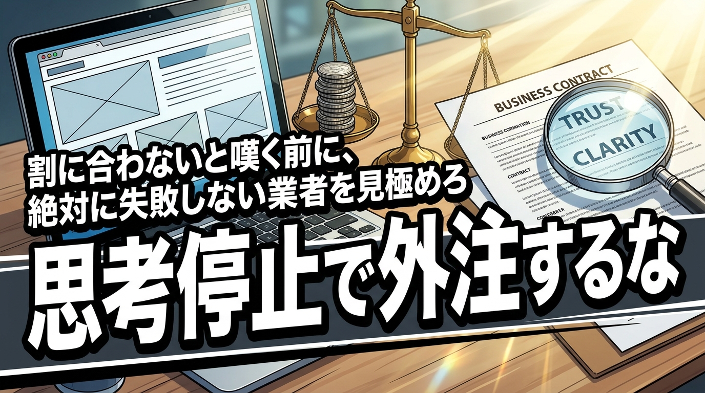 株式会社ウィズスタイルが提案する、ホームページ制作 費用 割に合わないに関するイメージ写真バナー