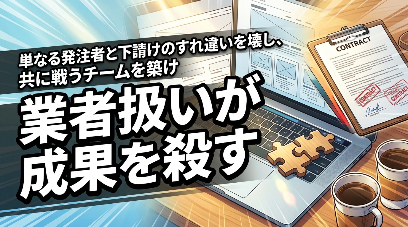 株式会社ウィズスタイルが提案する、Web制作 業者扱いに関するイメージ写真バナー