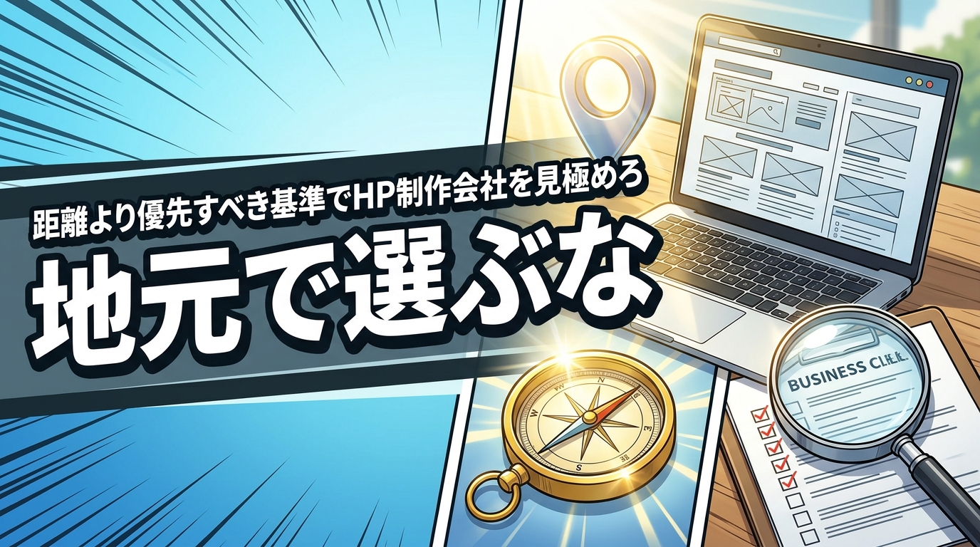 株式会社ウィズスタイルが提案する、ホームページ制作 制作会社 地元に関するイメージ写真バナー