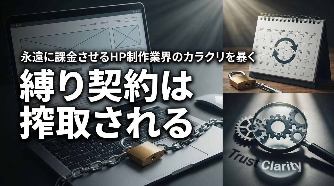 株式会社ウィズスタイルが提案する、ホームページ制作 サブスク 縛りなしに関するイメージ写真バナー