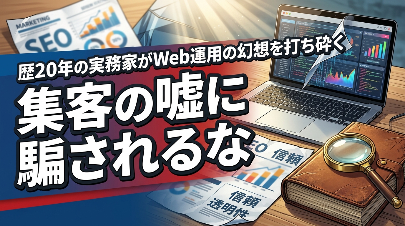 株式会社ウィズスタイルが提案する、ホームページ 集客 嘘に関するイメージ写真バナー