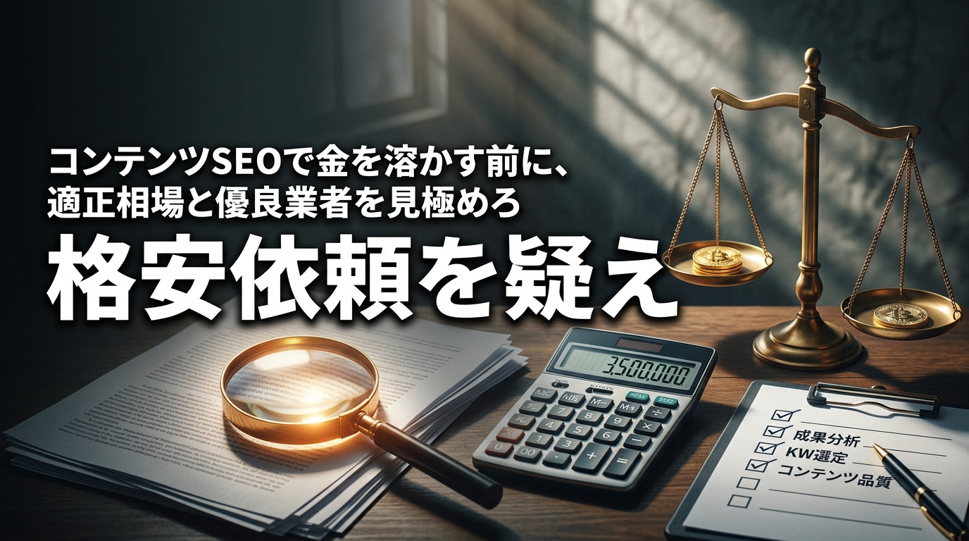 株式会社ウィズスタイルが提案する、コンテンツSEO 格安 おすすめに関するイメージ写真バナー